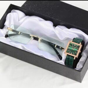 Fashion Watch & Sunglasses Set